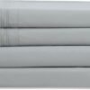 4-Piece Microfiber Sheet Set (Gray, Queen)