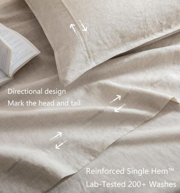 100% Pure French Linen Sheet Set