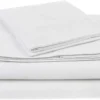 Single Bed Hospital Sheets - White Solid Set
