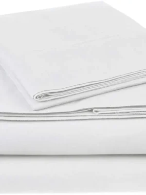 Single Bed Hospital Sheets - White Solid Set