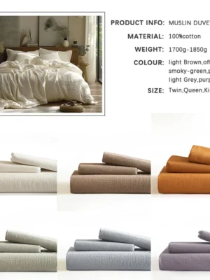 Cotton Gauze Duvet Set