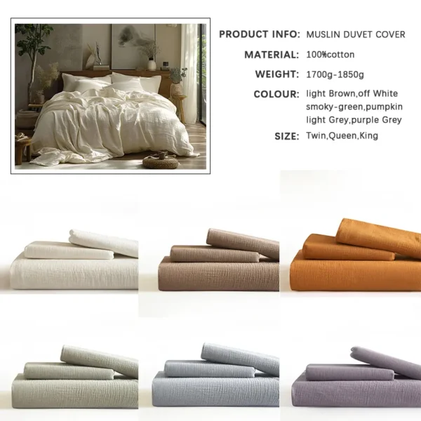 Cotton Gauze Duvet Set